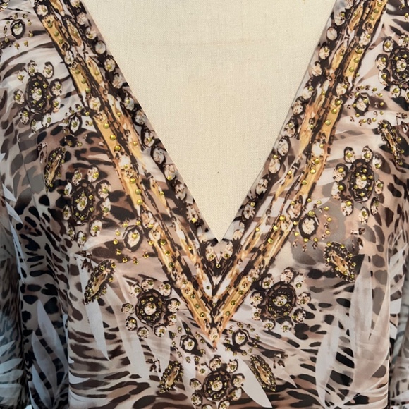 LIKE NEW, MIRACLESUIT EMBELLISHED COVER UP - Picture 2 of 9